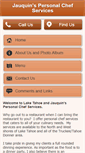 Mobile Screenshot of personalchefjauquin.com